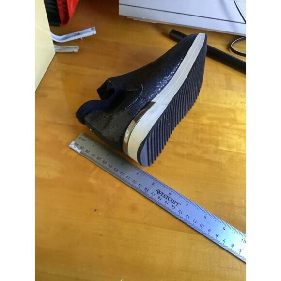 tropical y2k boho indie Kenneth Cole Reaction Black Wedge Boots for Women Size 6 - Picture 5 of 7